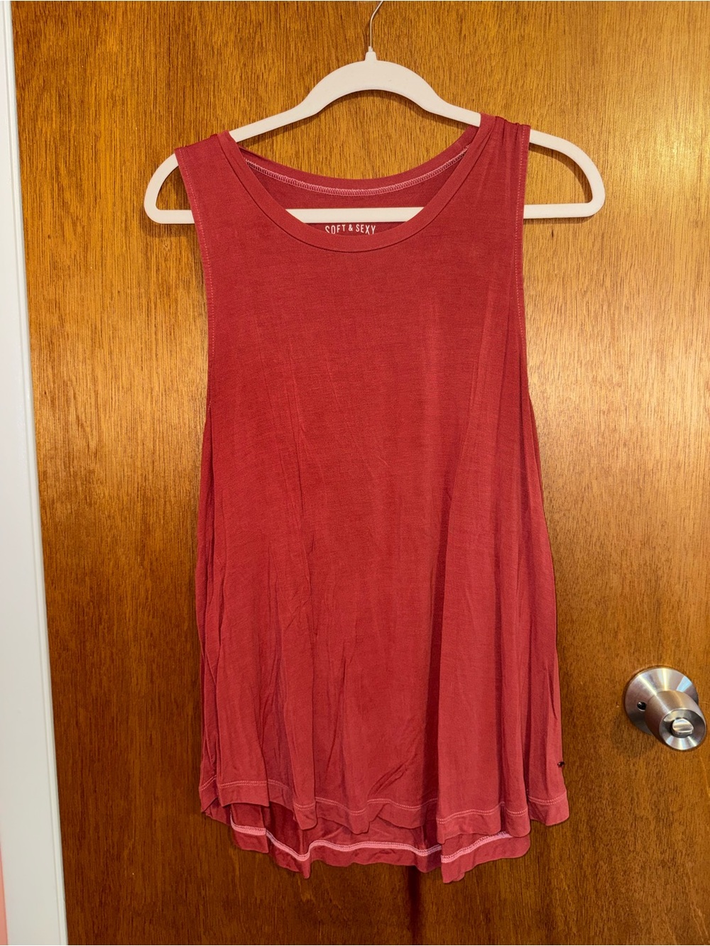 American Eagle Outfitters Sleeveless Tank Top in Burnt Orange
